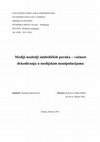 Research paper thumbnail of Mediji nositelji simboličkih poruka – važnost dekodiranja u medijskim manipulacijama