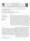 Research paper thumbnail of Estimating the fluvial sediment input to the coastal sediment budget: A case study of Ghana