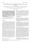 Research paper thumbnail of Light-induced stimulation of carbonic anhydrase activity in pea thylakoids