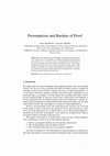 Research paper thumbnail of Presumptions and Burdens of Proof