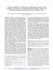 Research paper thumbnail of Pertussis Vaccine Efficacy Trial Large Pertussis by Comparison With Serology, Culture, and Symptoms During a Clinical Validation of a Polymerase Chain Reaction Assay for the Diagnosis of