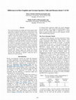 Research paper thumbnail of Differences in how english and german speakers talk and reason about CAUSE