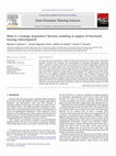 Research paper thumbnail of What is a strategic acquisition? Decision modeling in support of foreclosed housing redevelopment