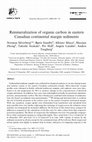 Research paper thumbnail of Remineralization of organic carbon in eastern Canadian continental margin sediments