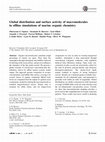 Research paper thumbnail of Global distribution and surface activity of macromolecules in offline simulations of marine organic chemistry