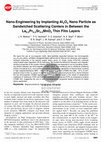 Research paper thumbnail of Nano-engineering by implanting Al2O3 nano particle as sandwiched scattering centers in between the Lao.5Pr0.2Sr0.3MnO3 thin film layers