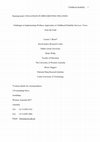 Research paper thumbnail of Challenges in Implementing Wellness Approaches in Childhood Disability Services: Views from the field