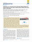 Research paper thumbnail of Adaptation of a Commonly Used, Chemically Defined Medium for Human Embryonic Stem Cells to Stable Isotope Labeling with Amino Acids in Cell Culture