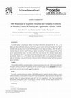 Research paper thumbnail of ERP Responses to Argument Structure and Semantic Violations in Sentence Context in Healthy and Agrammatic Aphasic Adults