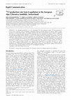 Research paper thumbnail of 36 Cl production rate from K-spallation in the European Alps (Chironico landslide, Switzerland)