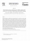 Research paper thumbnail of Solar Heating and Air-Conditioning by GSHP Coupled to PV System for a Cost Effective High Energy Performance Building