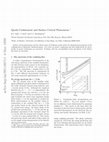 Research paper thumbnail of Quark Confinement and Surface Critical Phenomena