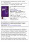 Research paper thumbnail of Effect of degree of hydrolysis of polyvinyl alcohol on the corrosion inhibition of steel: theoretical and experimental studies