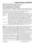 Research paper thumbnail of Robot-Assisted Laparoscopic Dismembered Pyeloplasty: A Combined Experience