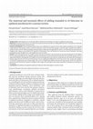 Research paper thumbnail of The maternal and neonatal effects of adding tramadol to 2% lidocaine in epidural anesthesia for Cesarean section