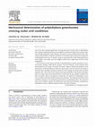 Research paper thumbnail of Mechanical deterioration of polyethylene greenhouses covering under arid conditions