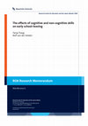 Research paper thumbnail of The Effects of Cognitive and Non-Cognitive Skills on Early School-Leaving