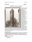 Research paper thumbnail of American Architecture