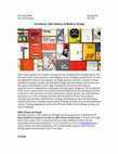 Research paper thumbnail of History of Modern Design