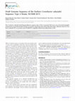 Research paper thumbnail of Draft Genome Sequence of the Earliest Cronobacter sakazakii Sequence Type 4 Strain, NCIMB 8272