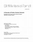 Research paper thumbnail of A decade of public charter schools