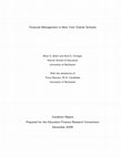 Research paper thumbnail of Financial Management of New York's Charter Schools: A Normative, Descriptive, and Prescriptive Analysis