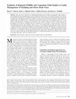 Research paper thumbnail of Synthesis of regional wildlife and vegetation field studies to guide management of standing and down dead trees