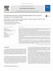 Research paper thumbnail of Developmental outcomes of early-identified children who are hard of hearing at 12 to 18months of age