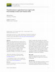 Research paper thumbnail of Transformations in agricultural non-waged work: From kinship to intern and volunteer labor