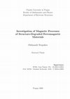 Research paper thumbnail of Investigation of Magnetic Processes of Structure-Degraded Ferromagnetic Materials