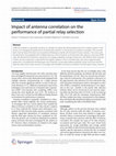 Research paper thumbnail of Impact of antenna correlation on the performance of partial relay selection