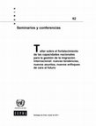 Research paper thumbnail of Taller fortalecimiento de las capacidades nacionales para la gestión migratoria-CEPAL