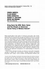 Research paper thumbnail of Bring Back the WPA: Work, Relief, and the Origins of American Social Policy in Welfare Reform