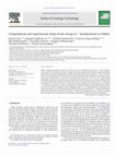 Research paper thumbnail of Computational and experimental study of low energy Ar+ bombardment on Nafion