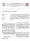 Research paper thumbnail of Alternative magnetic parameters for characterization of plastic tension