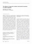 Research paper thumbnail of The influence of approach-avoidance motivational orientation on conflict adaptation