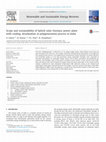 Research paper thumbnail of Scope and sustainability of hybrid solar–biomass power plant with cooling, desalination in polygeneration process in India