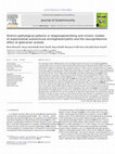 Research paper thumbnail of Distinct pathological patterns in relapsing–remitting and chronic models of experimental autoimmune enchephalomyelitis and the neuroprotective effect of glatiramer acetate