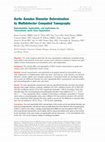 Research paper thumbnail of Aortic Annulus Diameter Determination by Multidetector Computed Tomography: Reproducibility, Applicability and Implications for Transcatheter Aortic Valve Replacement