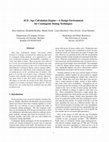 Research paper thumbnail of ACE: Age Calculation Engine-A Design Environment for Cosmogenic Dating Techniques