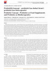 Research paper thumbnail of Probiotički koncept – probiotici kao dodaci hrani i probiotici kao bioterapeutici