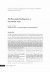 Research paper thumbnail of The Persianate Intelligentsia in Precolonial India