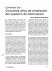 Research paper thumbnail of Cincuenta años de ampliación del espectro de dominación