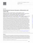 Research paper thumbnail of Environmental immune disruptors, inflammation and cancer risk