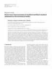 Research paper thumbnail of Porous Layer Characterization of Anodized and Black-Anodized Aluminium by Electrochemical Studies