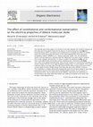 Research paper thumbnail of The effect of constitutional and conformational isomerization on the electrical properties of diblock molecular diode