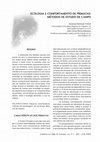 Research paper thumbnail of Ecologia e comportamento de primatas: Métodos de estudo de campo