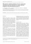 Research paper thumbnail of Placental size and the prediction of severe early-onset intrauterine growth restriction in women with low pregnancy-associated plasma protein-A