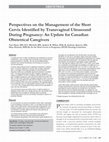 Research paper thumbnail of Perspectives on the management of the short cervix identified by transvaginal ultrasound during pregnancy: an update for Canadian obstetrical caregivers