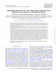 Research paper thumbnail of Relationships between tree size, crown shape, gender segregation and sex allocation in Pinus halepensis, a Mediterranean pine tree